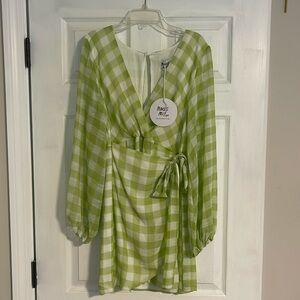 Princess Polly green dress